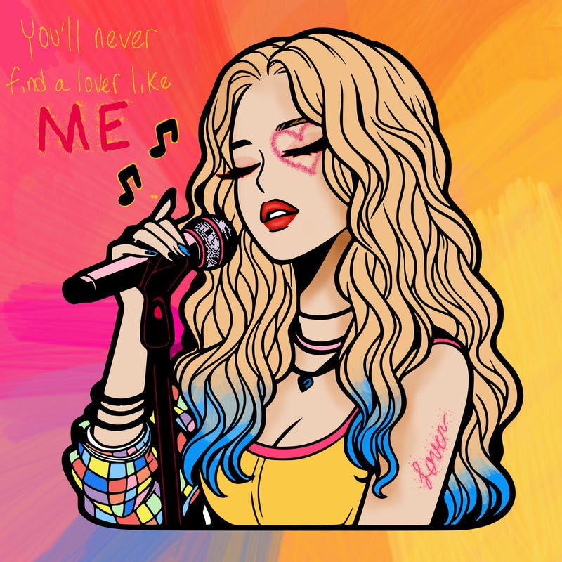 realistic female singer