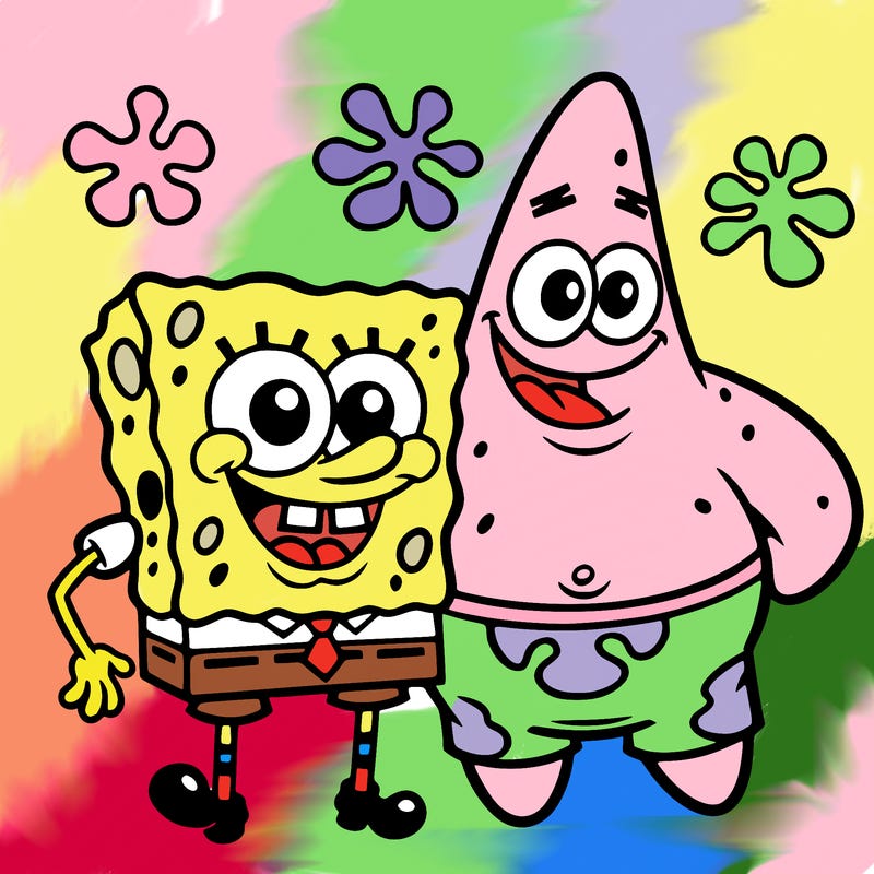 sponge bob with patrick