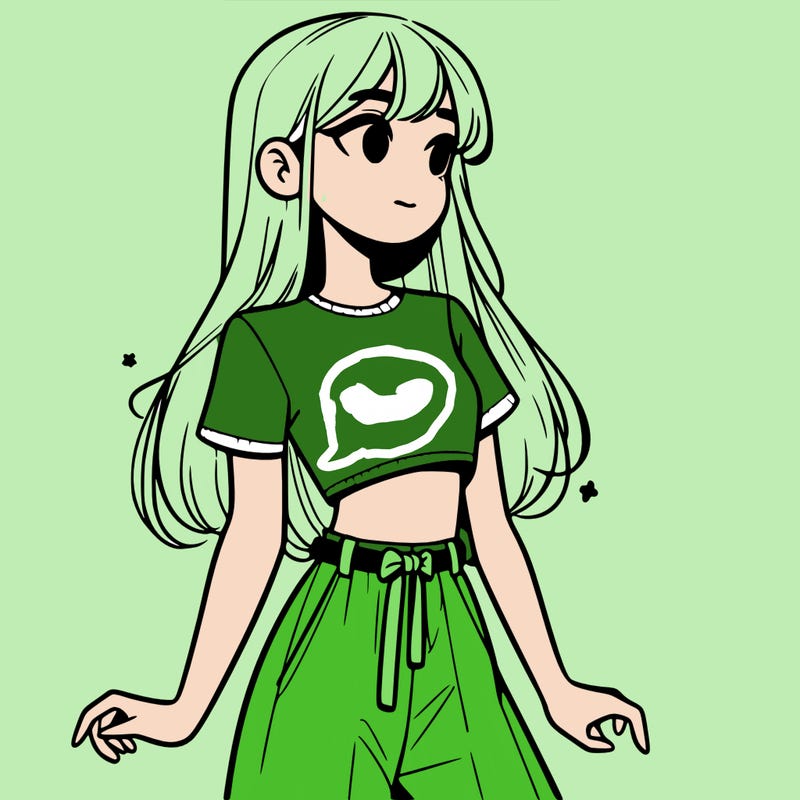 girl in a cute crop top