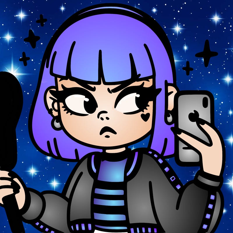 baddie girl taking a mirror selfie