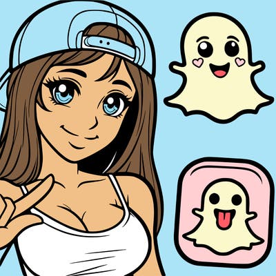 non-character snapchat