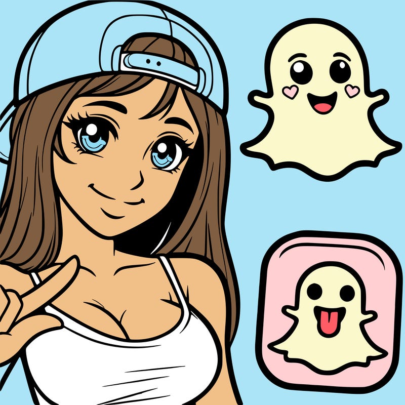 non-character snapchat