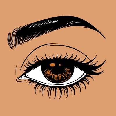 eye closed realistic