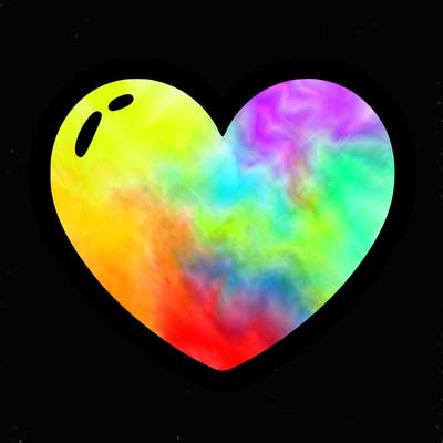 a blank heart