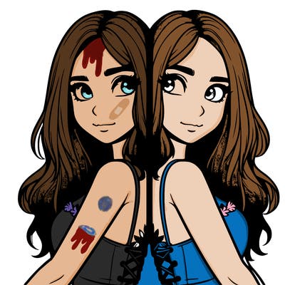 a realistic girl split