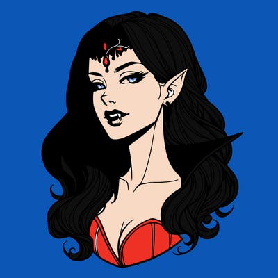 realistic vampire queen