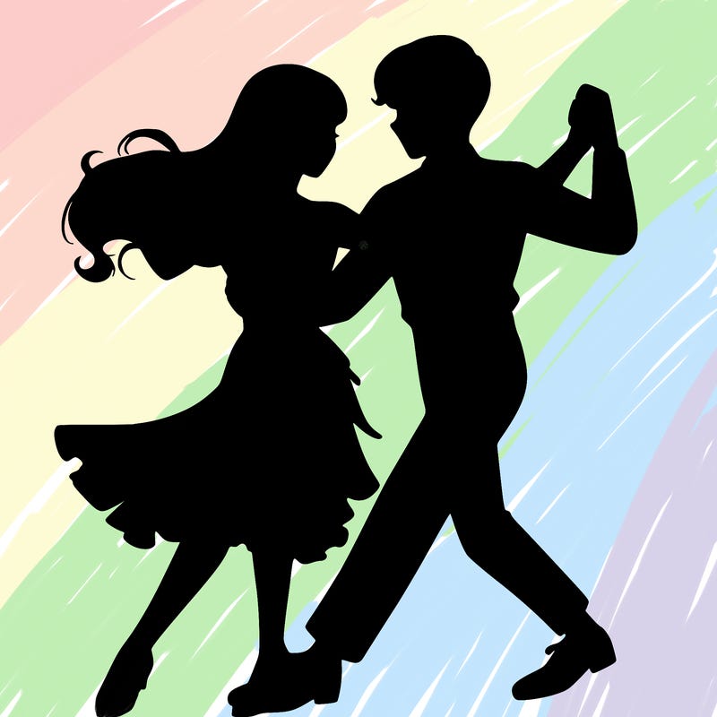 couple dancing realistic pretty