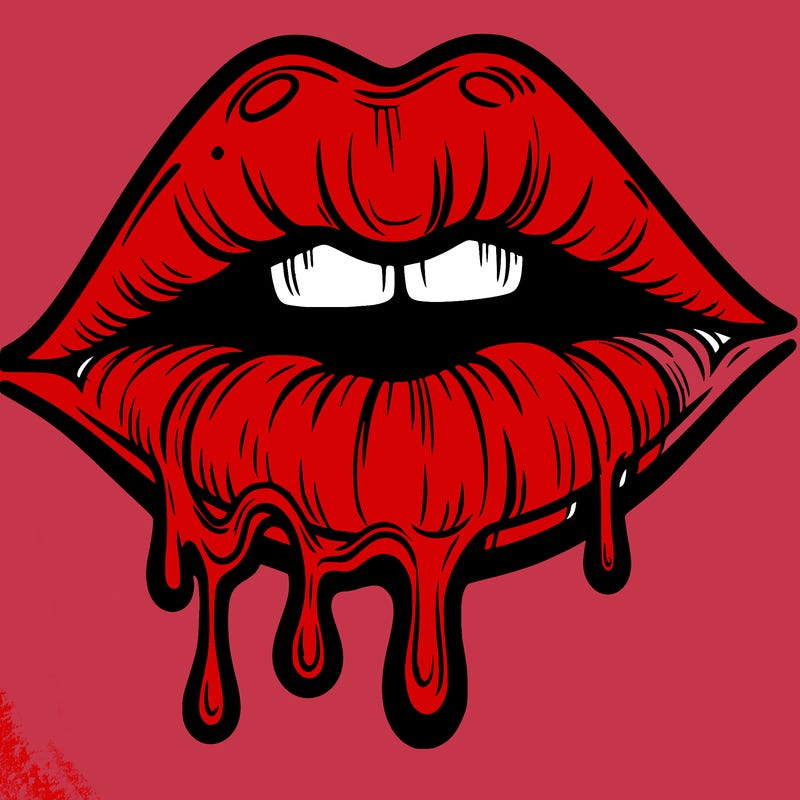 lips that look realistic and drip