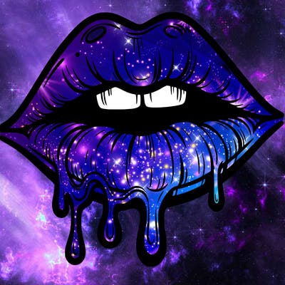 lips that look realistic and drip