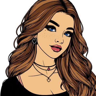 detailed realistic girl