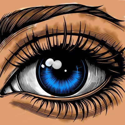 realistic eye