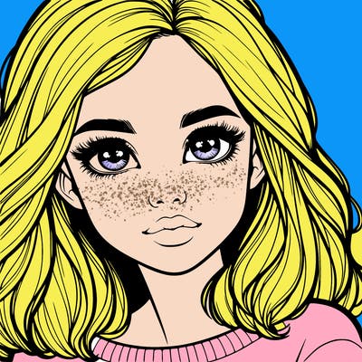 realistic girl whith cute eyes