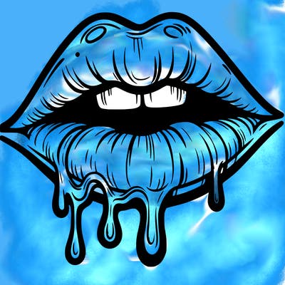 lips that look realistic and drip