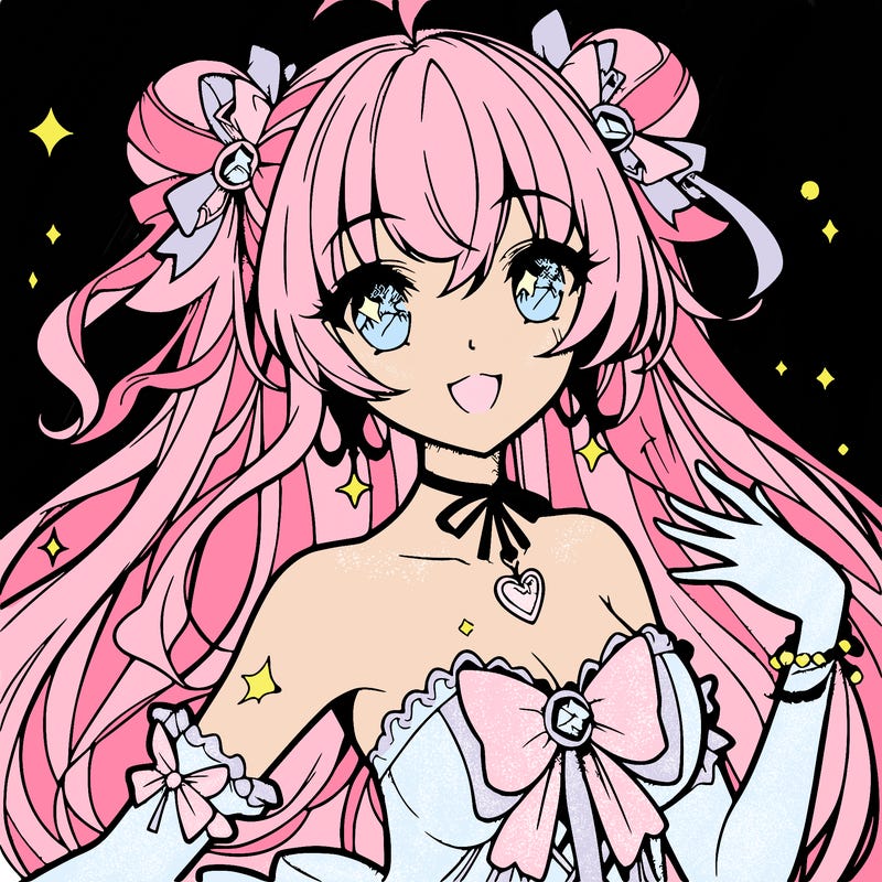 gorgeous anime magical girl