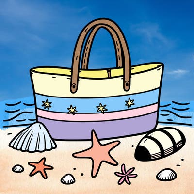 a beach bag