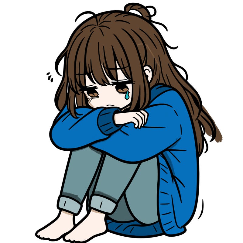 depressed girl