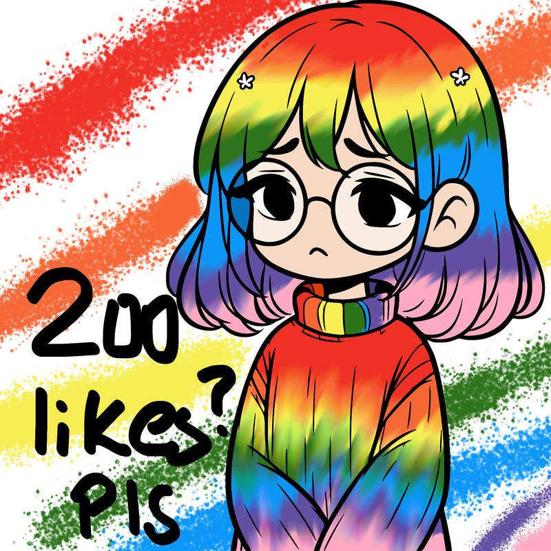 sad girl with glasses in a sweater