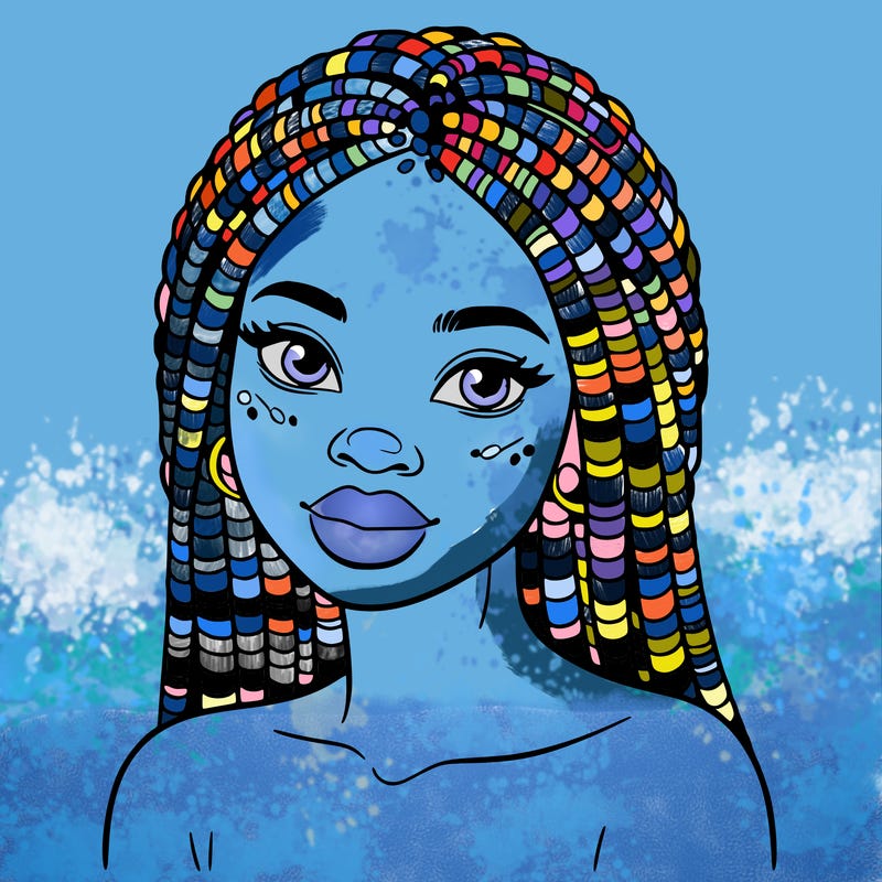 african woman with fulani braids