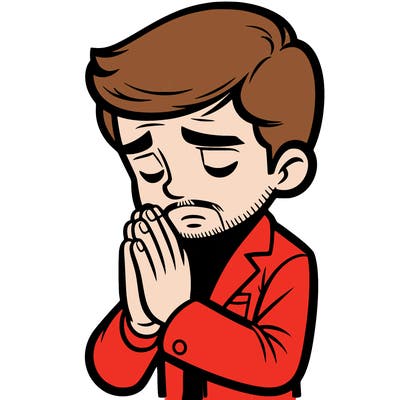 a man who is praying