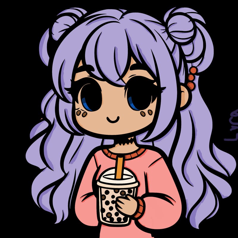 girl with boba