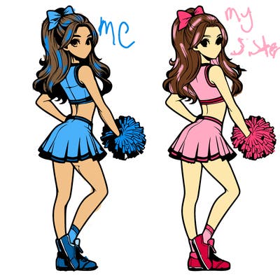 realistic cheerleader