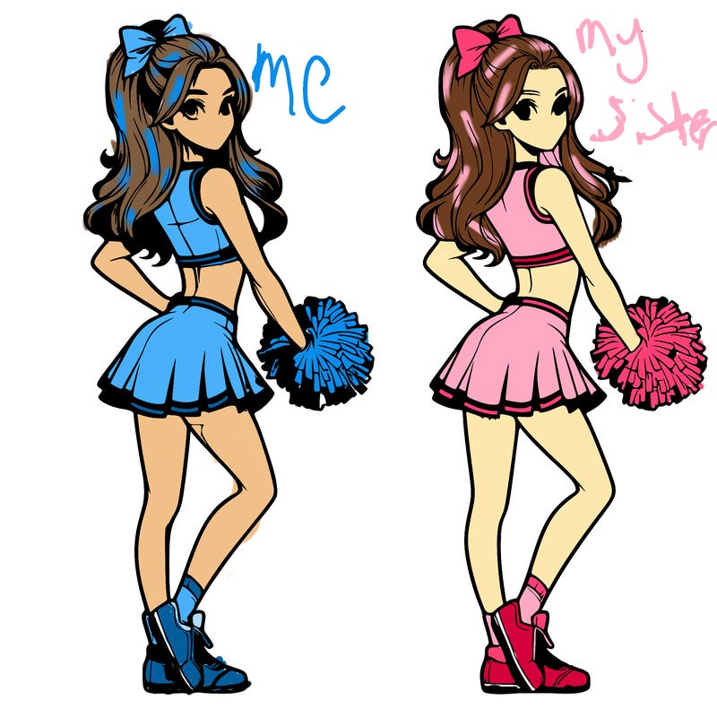 realistic cheerleader