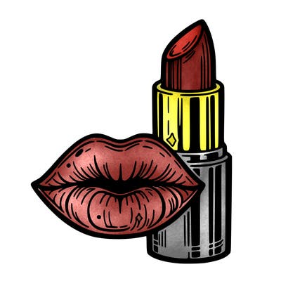 lips and lipstick