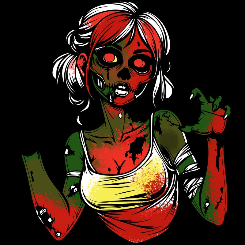 realistic zombie girl