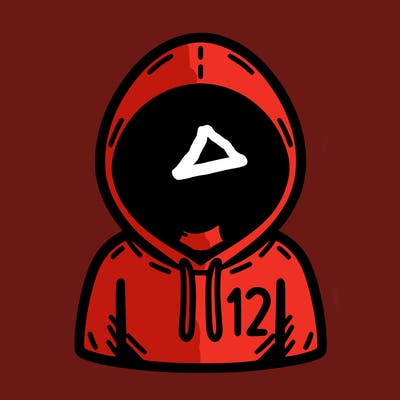 a person with non face waering a hoodie with a small 132 symbol