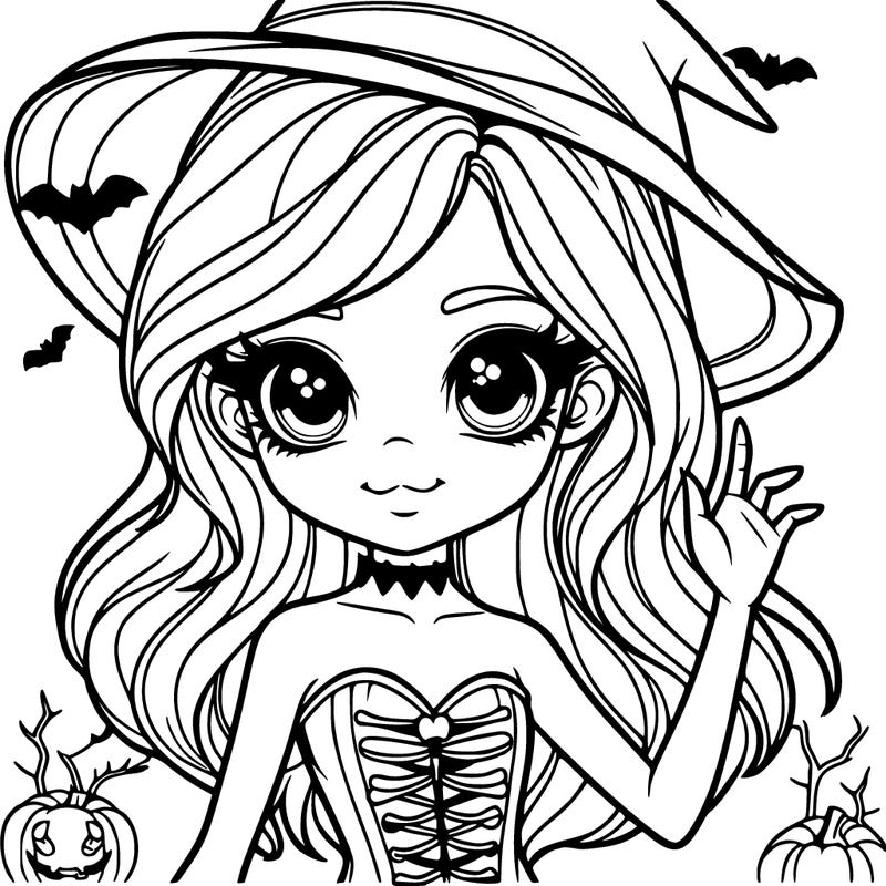 halloween  realistic girl