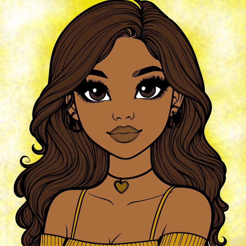 realistic pretty girl