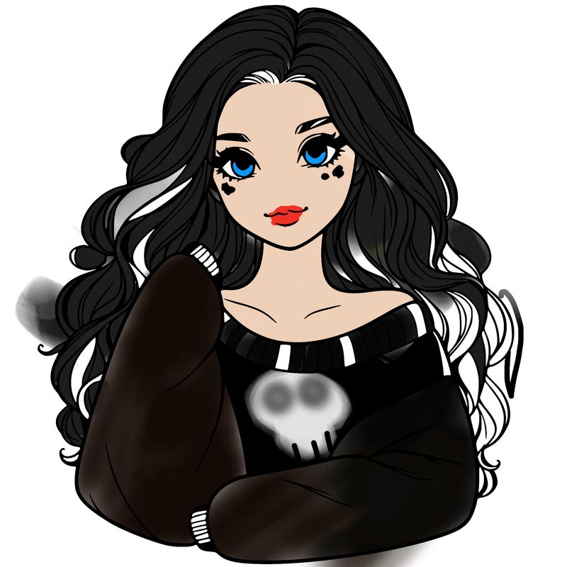 a beautiful girl in a big sweatshirt