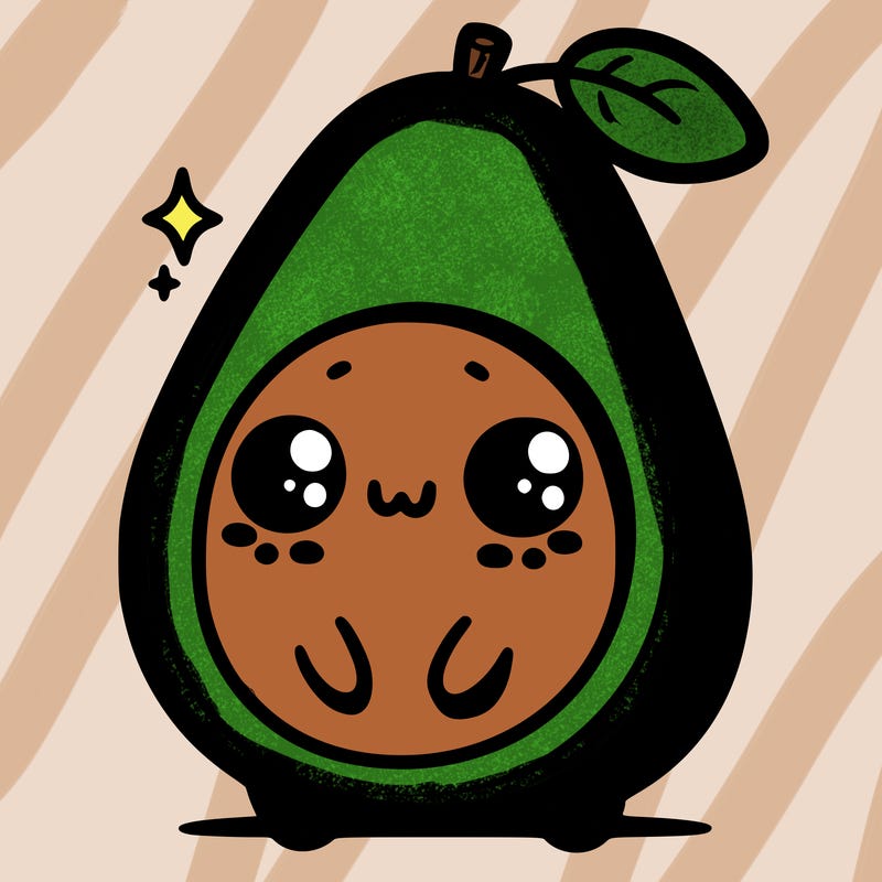 cute avocado