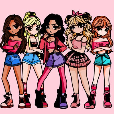 realistic baddie girls