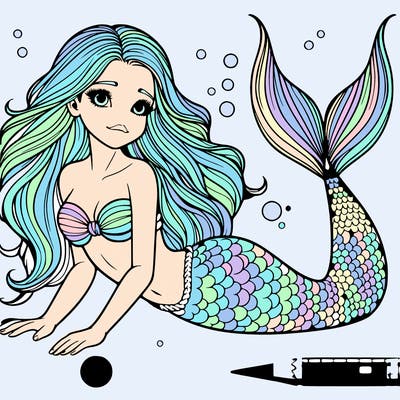 realistic mermaid