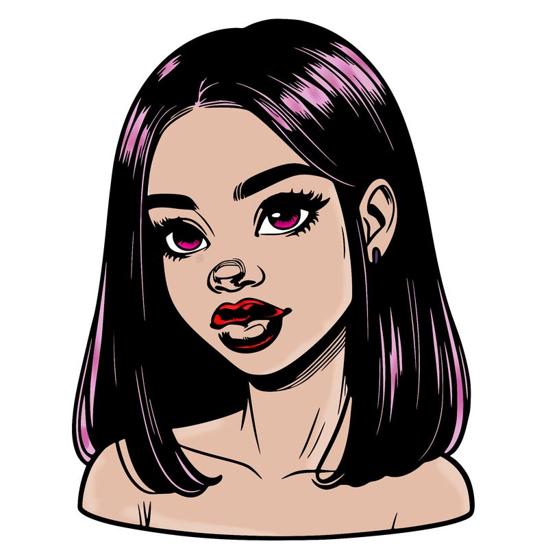 realistic black girl