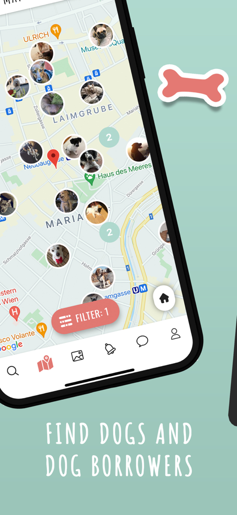 Happy Puppy Dog Sharing - Social Networking App | MWM