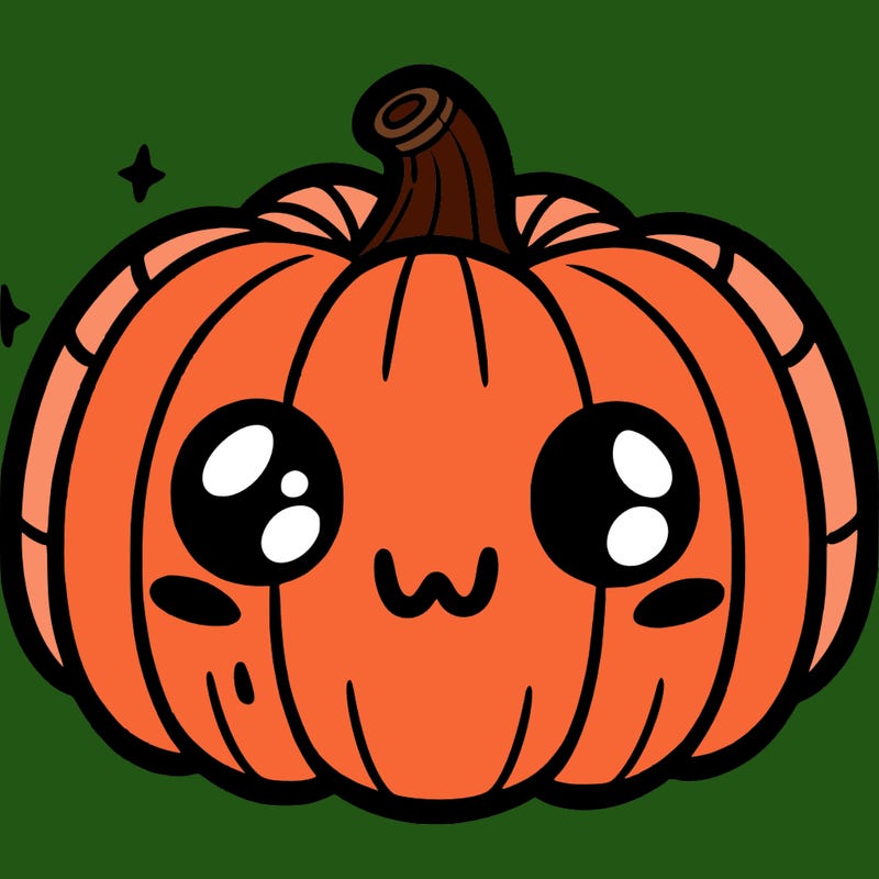 halloween simple pumpkin cute