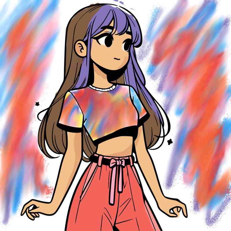 girl in a cute crop top