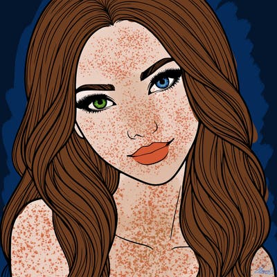 realistic beautiful girl