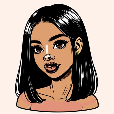 realistic black girl