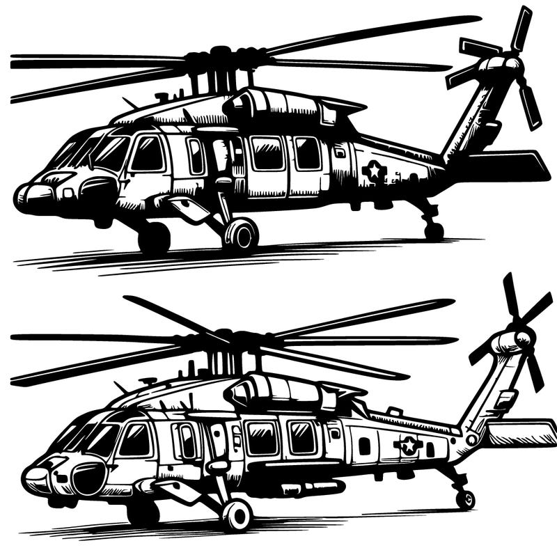 military helicopters