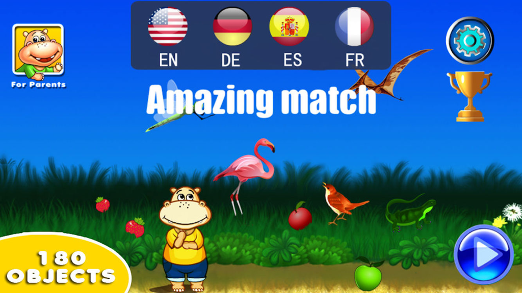 Amazing Match(LITE): Word Learning Game for Kids - Games App | MWM