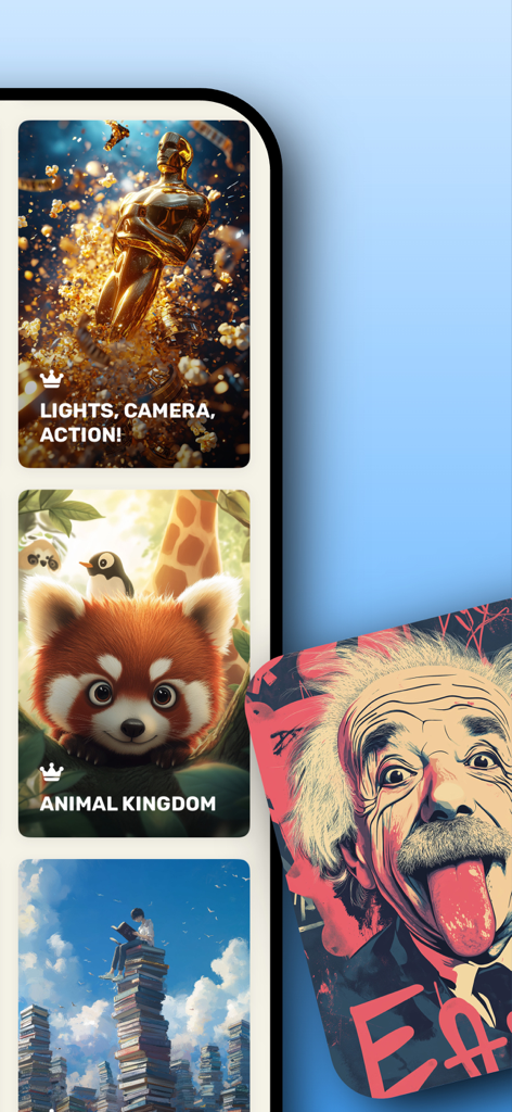 Hands Up! Charades Headbands - Selection of themed category cards for the Hands Up Charades party game app