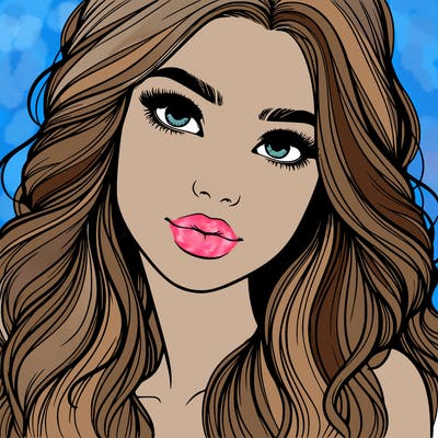 beautiful realistic girl