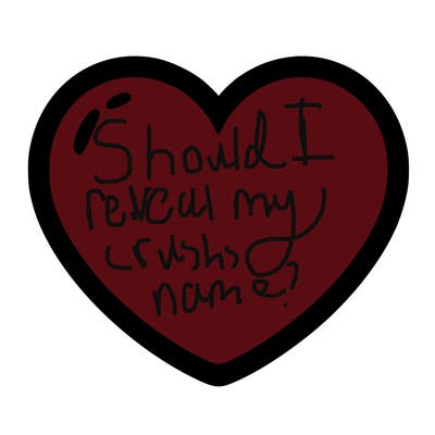 a blank heart
