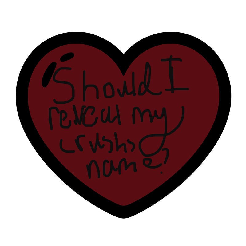 a blank heart