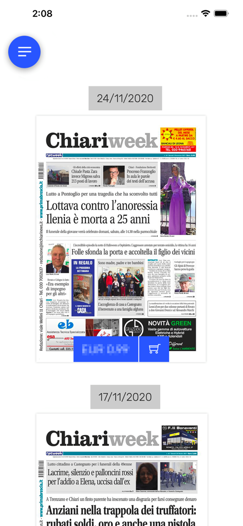 Chiari Week Edicola Digitale - Digital archive of Chiari Week newspaper editions