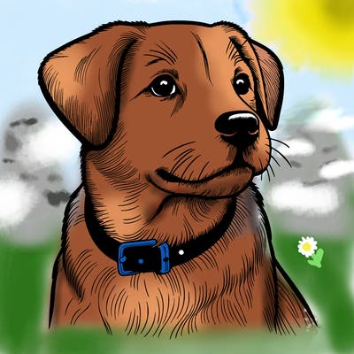 dog realistic