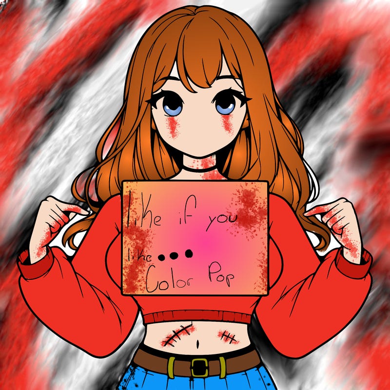 girl holding a blank sign in a long sleeve crop top